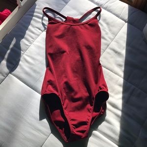 Maroon MotionWear Leotard